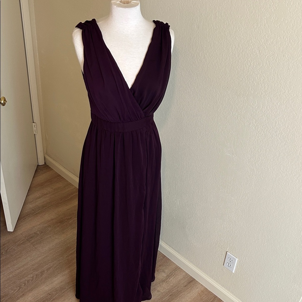 Lulu's Deep Purple Maxi Dress